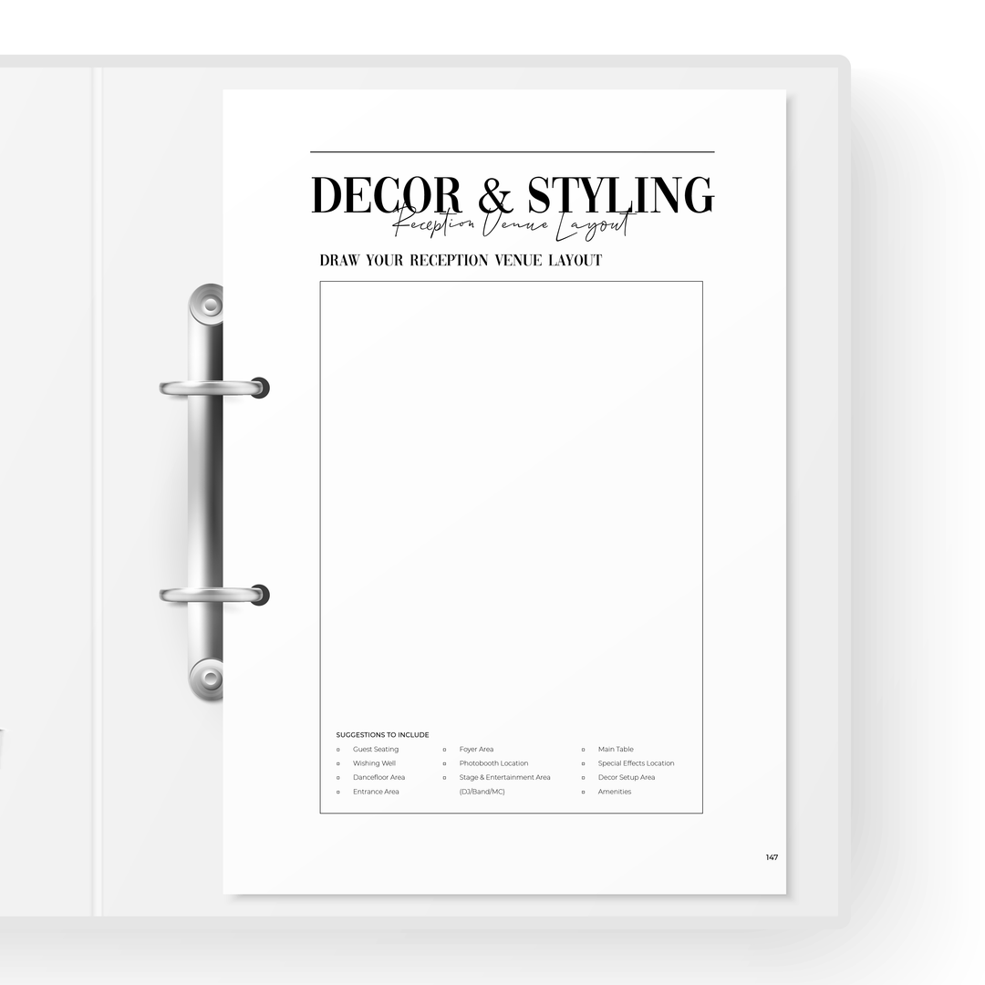 Wedding Planner Organiser