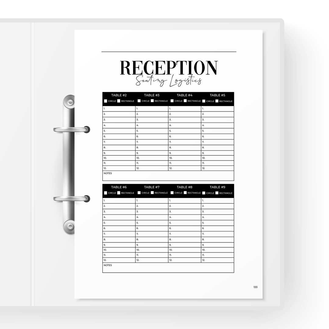 Wedding Planner Organiser